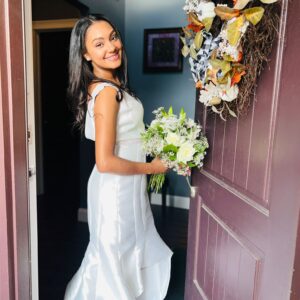 Satin Muse” Bridal Gown